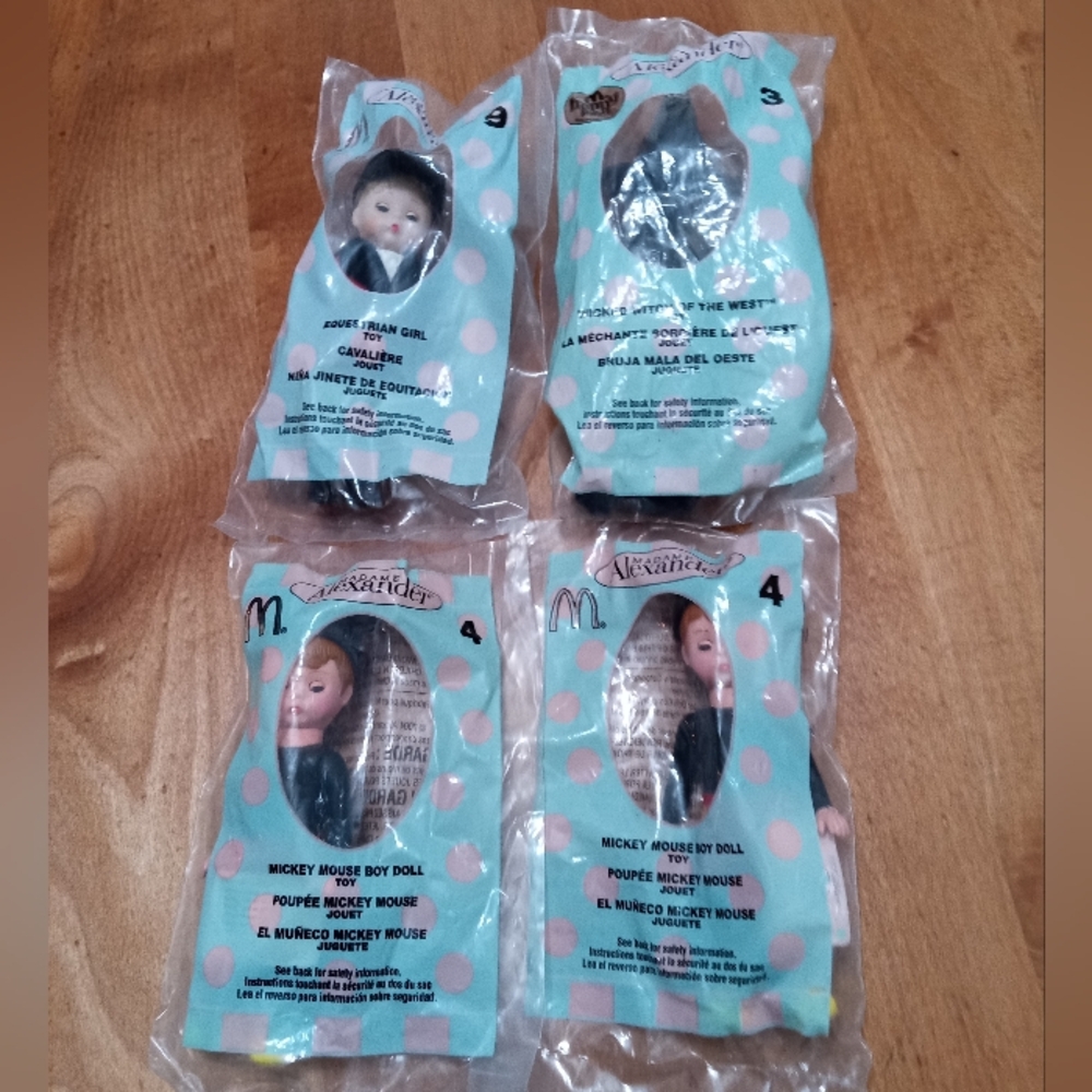 madame Alexander Happy Meal dolls Unopened (4)